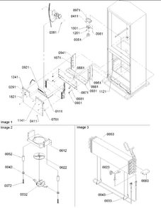 Evaporator Area Diagram and Parts List for BB20VPSE-P1321302WE  Amana Refrigerator