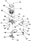 MOTOR, MTG BRKT, BELT, PUMP & IDLER ASSY Diagram and Parts List for LW6501W2B PLW6501W2 B Amana Washer