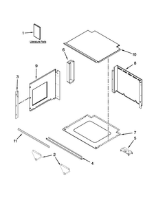 Oven Parts Diagram and Parts List for JMC2130WS02  Jenn-Air Microwave