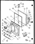 Page 2 Diagram and Parts List for BL20QW P1125503W W Amana Refrigerator