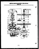 MOTOR Diagram and Parts List for DDW190/MN02  Amana Dishwasher