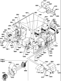 ELECTRICAL COMPONENTS / BLOWER Diagram and Parts List for U1600I P1194306M Amana Microwave