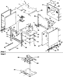 CABINET Diagram and Parts List for ARG7800E P1143319N E Amana Range