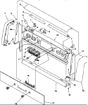 BACKGUARD Diagram and Parts List for ARG7800E P1143319N E Amana Range