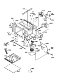 CABINET ASSY (M1, M2, M3, & M4 ONLY) Diagram and Parts List for RCS820MPB P1140406M Amana Microwave