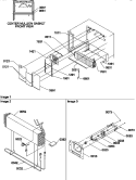 EVAP AND FAN MOTOR ASSEMBLIES Diagram and Parts List for TG18V1L P1194606W L Amana Refrigerator