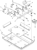 BURNER BOX Diagram and Parts List for CKS3020LL P1142515NLL Amana Cooktop
