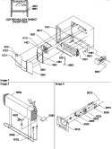 EVAP AND FAN MOTOR ASSEMBLIES Diagram and Parts List for THI18TE P1310701W E Amana Refrigerator