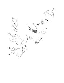 Venting Parts Diagram and Parts List for JDRP536WP01  Jenn-Air Range