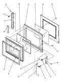 Part Location Diagram of D7534008 Whirlpool WINDOW OUTER NLA