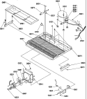MACHINE COMPARTMENT Diagram and Parts List for SX322S2L P1307302W L Amana Refrigerator