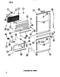 Page 5 Diagram and Parts List for BC20EA P747025WA Amana Refrigerator