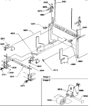 BOTTOM HINGE AND ROLLER ASSY Diagram and Parts List for BXF19TW P1311901W W Amana Refrigerator