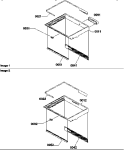 DELI & CRISPER ASSEMBLIES Diagram and Parts List for BXF19TW P1311901W W Amana Refrigerator