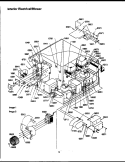 INTERIOR ELECTRICAL / BLOWER Diagram and Parts List for J1606I P1179308M Amana Microwave