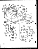 Page 2 Diagram and Parts List for MR-1 P7189203M Amana Microwave