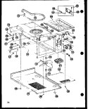 Page 3 Diagram and Parts List for MR-1 P7189203M Amana Microwave