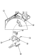 LOADING DOOR SWITCH Diagram and Parts List for LWS17AW PLWS17AW Speed Queen Washer