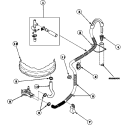 DRAIN HOSE AND SIPHON BREAK Diagram and Parts List for LWS17AW PLWS17AW Speed Queen Washer