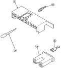 MIX VLV / MTR CONN BLKS TERM & EXTRACTOR Diagram and Parts List for LWS17AW PLWS17AW Speed Queen Washer