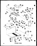 INTERIOR PARTS Diagram and Parts List for RR-4D P7110005M Amana Microwave