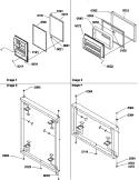 DOOR ASSEMBLIES Diagram and Parts List for TLC16VW P1311801W W Amana Refrigerator