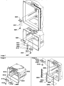 LIGHT SWITCHES & DRAIN FUNNEL Diagram and Parts List for BG20TW P1196510W W Amana Refrigerator