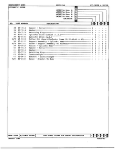 Gas Dryer Cylinder/drive Assembly Page 3 Diagram and Parts List for 8835A  Norge Dryer