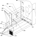 CABINET BACK Diagram and Parts List for BX21TE P1196513W E Amana Refrigerator