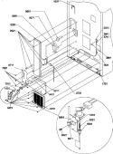 CABINET BACK Diagram and Parts List for BCI20TW P1309701W W Amana Refrigerator