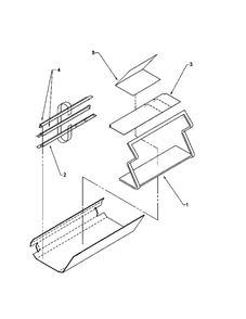 Adjustable Sub Base Kits Diagram and Parts List for ASB01 P1200201F Amana Air Conditioner