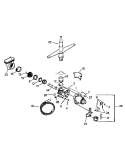 MOTOR & PUMP ASSY Diagram and Parts List for CDU220DB P1309606W Amana Dishwasher