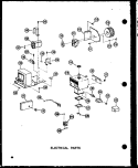 ELECTRICAL PARTS Diagram and Parts List for R-2 P7130602M Amana Microwave