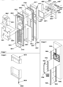 FZ DOOR Diagram and Parts List for SSD522SW P1184706W W Amana Refrigerator
