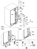 CABINET BACK Diagram and Parts List for SB520TW P1308601W W Amana Refrigerator