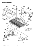 MACHINE COMPARTMENT Diagram and Parts List for SRD526SL P1184802W L Amana Refrigerator
