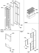 FZ DOOR AND ACCESSORIES Diagram and Parts List for SX322S2L P1307302W L Amana Refrigerator