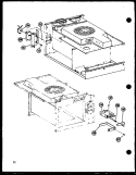 Page 4 Diagram and Parts List for MR-3 P7231801M Amana Microwave
