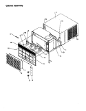 CABINET ASSY Diagram and Parts List for 18C3Y P1203205R Amana Air Conditioner
