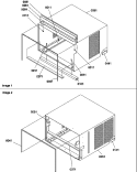 OUTER CASE Diagram and Parts List for 10C2MY P1203103R Amana Air Conditioner