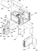 CHASSIS Diagram and Parts List for 14C2MY P1203201R Amana Air Conditioner