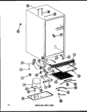 COMPRESSOR PARTS Diagram and Parts List for ESR14E P7395328W Maytag Refrigerator