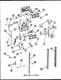 CONTROL PARTS Diagram and Parts List for TM14F P7565802W Amana Refrigerator
