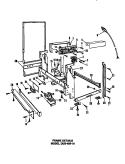 FRAME DETAILS Diagram and Parts List for DUS-407-19 DUS-407-1 9 Caloric Dishwasher
