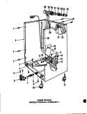 FRAME DETAILS Diagram and Parts List for DCS-414-1W DCS-414-1 W Caloric Dishwasher