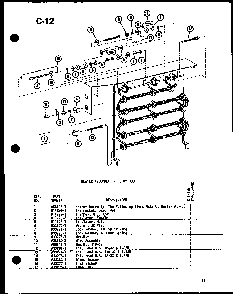 Section 8 Diagram and Parts List for 212-2JM P54655-65R Amana Air Conditioner