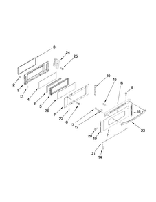 Part Location Diagram of 7101P363-60 Whirlpool SCREW, TRIM
