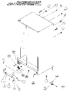 Drain Rollers And Cabinet Back Diagram and Parts List for 36531-P1121902W  Amana Refrigerator