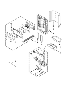 Part Location Diagram of WPW10337912 Whirlpool Control, Electric