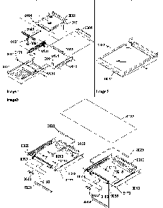 Shelving Assemblies Diagram and Parts List for TR21V2W-P1316001WW  Amana Refrigerator